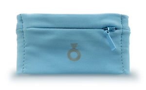 stylish wristband with secure zippered pocket for engagement ring