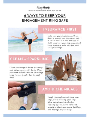 6 Ways to Keep your Engagement Ring Safe