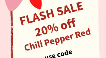 ⚡ FLASH SALE on Chili Pepper Red ⚡